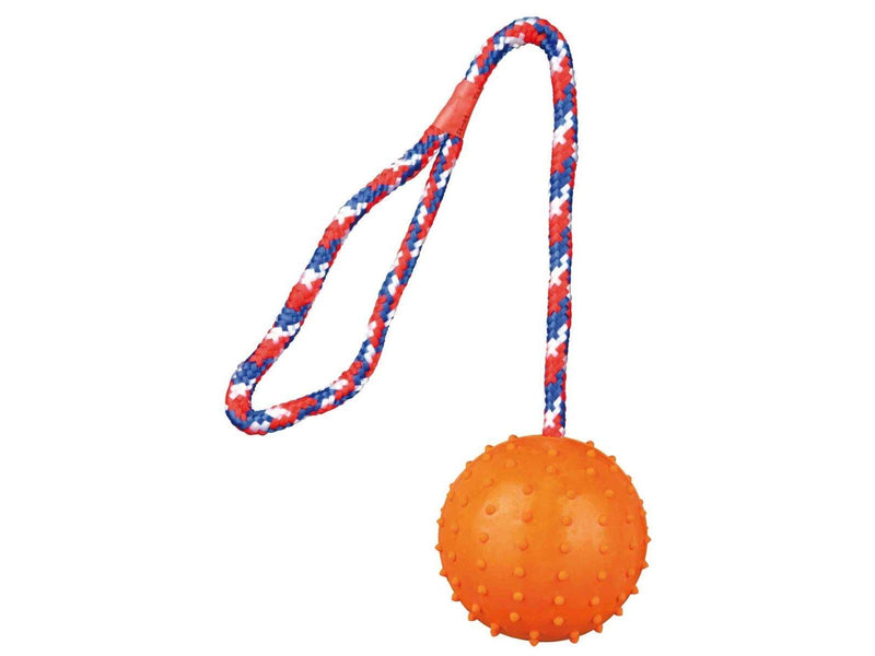 Trixie Ball on a Rope ø 7/30cm assorted colours