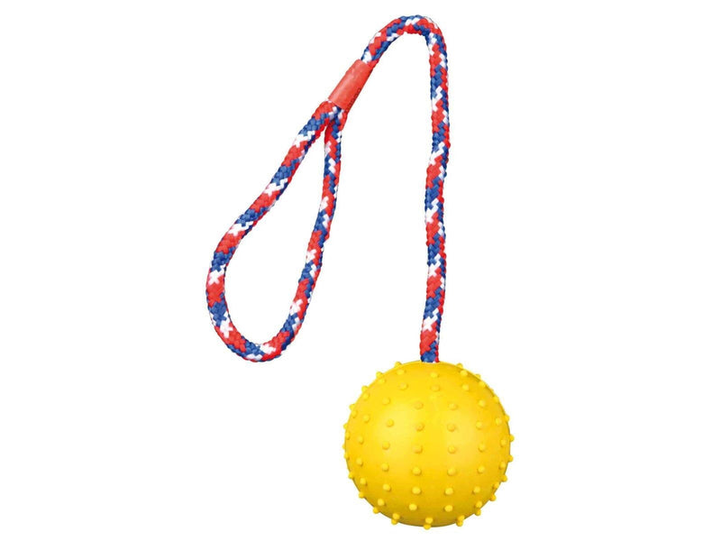 Trixie Ball on a Rope ø 7/30cm assorted colours