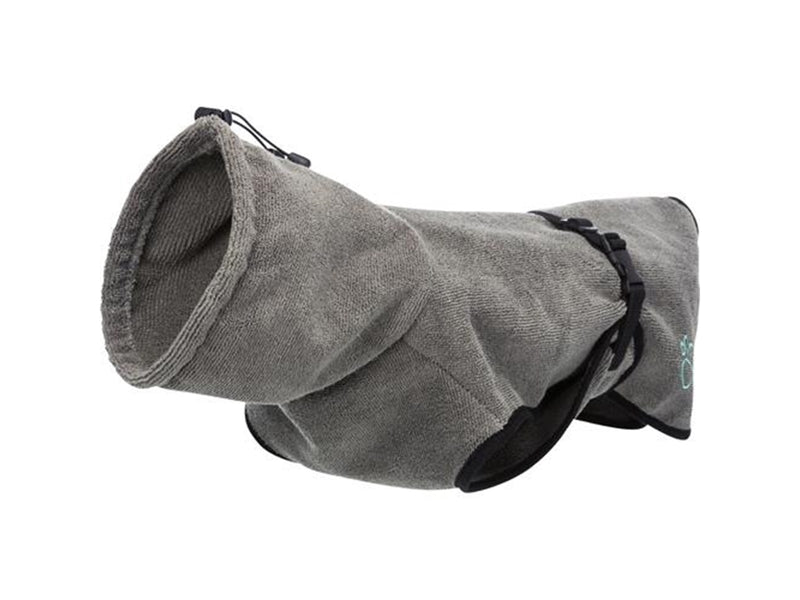Trixie Bathrobe for dogs terry cloth M: 50 cm grey