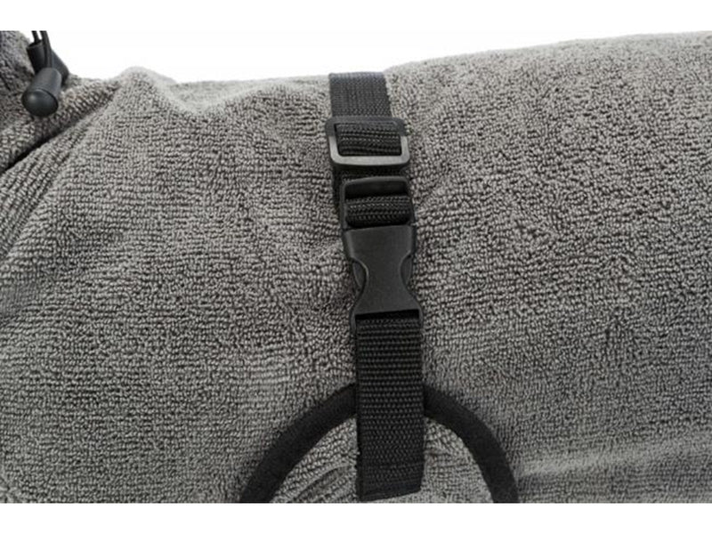 Trixie Bathrobe for dogs terry cloth XS: 30 cm grey