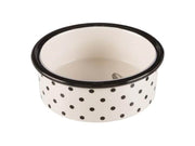 Trixie Ceramic Bowl cat 0.3 l/ø 12 cm white/black