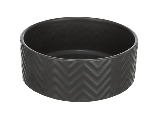 Trixie Ceramic Bowl dog 0.9 l/ø 16 cm black