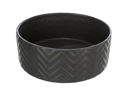 Trixie Ceramic Bowl dog 1.6 l/ø 20 cm black