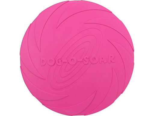 Trixie Dog Disc Frisbee Natural Rubber Pink 24cm