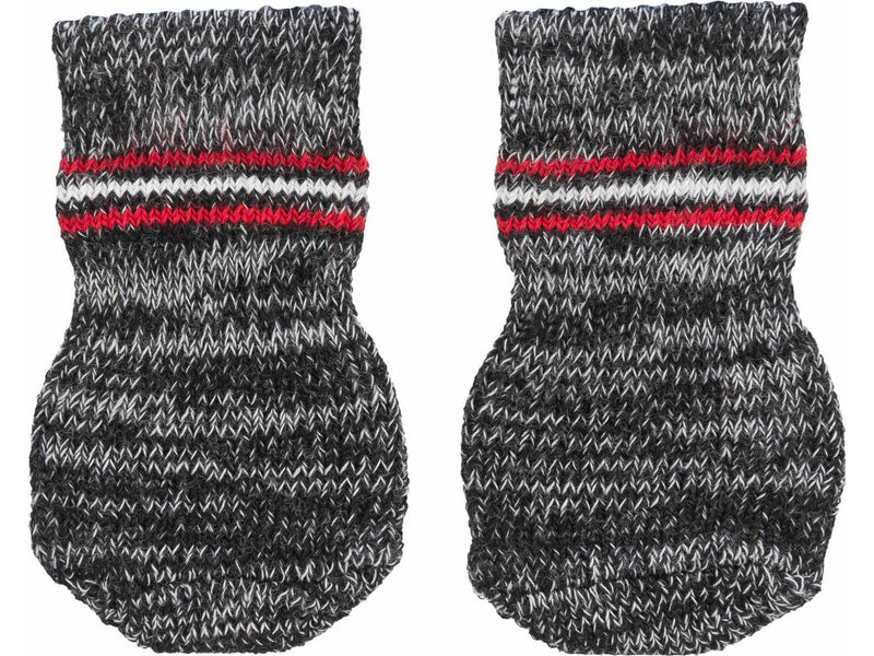 Trixie Dog Socks Grey  L-XL (2 pcs.) non-slip