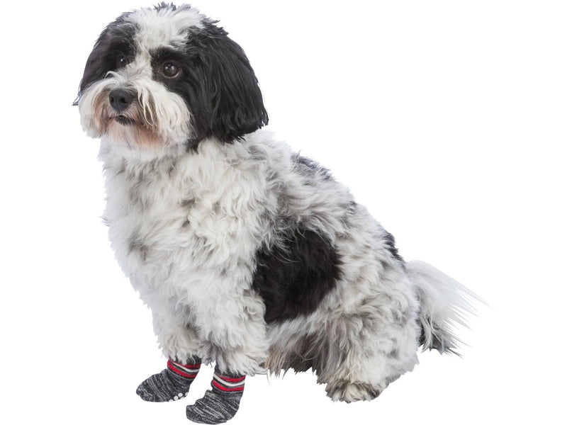 Trixie Dog Socks Grey  L-XL (2 pcs.) non-slip
