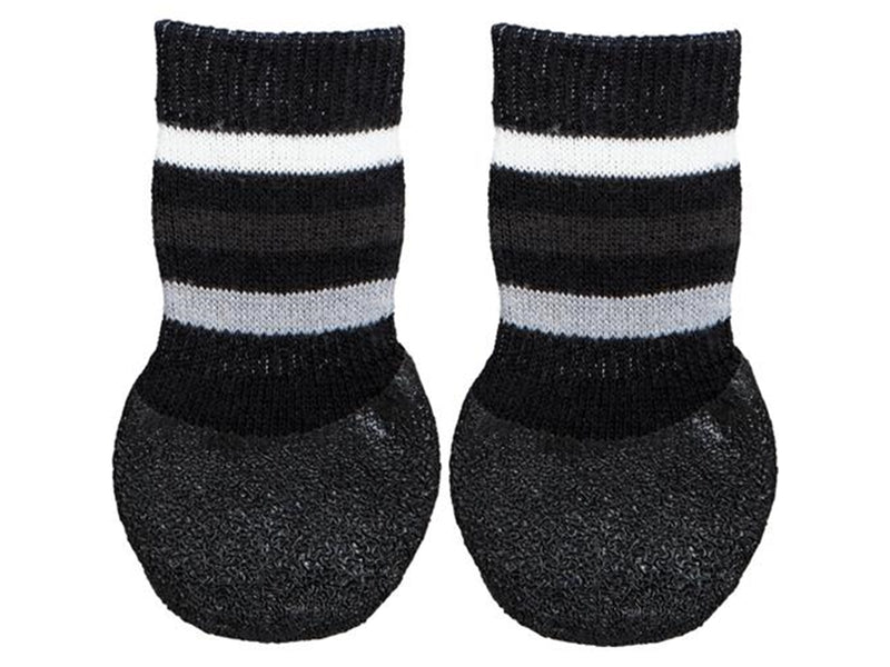 Trixie Dog Socks non-slip S–M 2 pcs Black