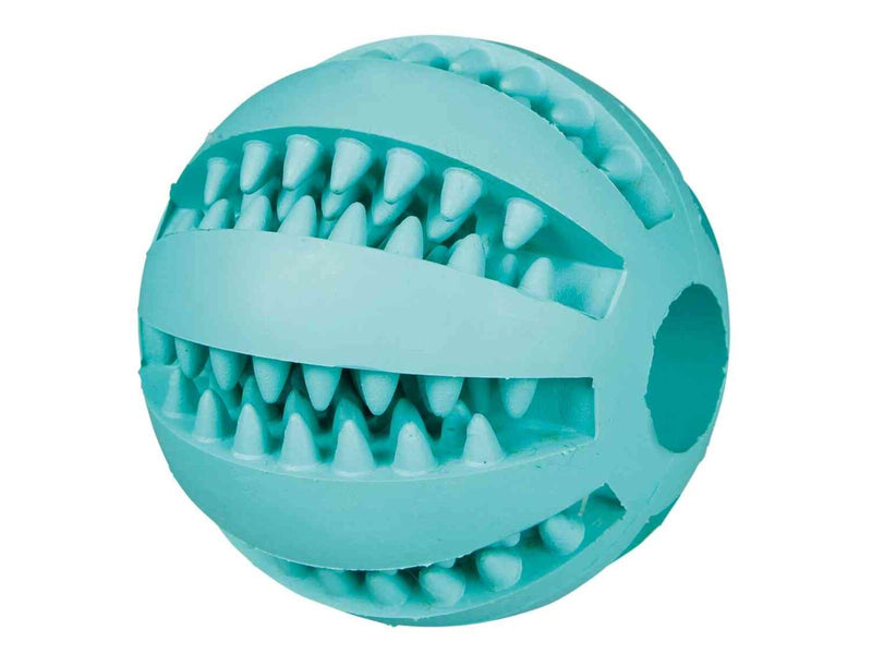 Trixie Dog Toy Denta Fun Ball Rubber Mint Flavour 5cm