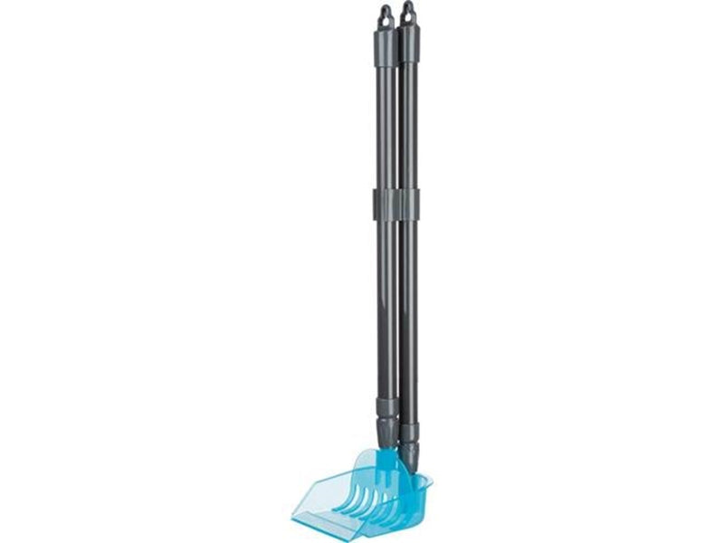 Trixie Dustpan with rake 57–102 cm grey/blue