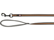 Trixie Fusion tracking lead rubberised M–XL: 10 m/17 mm graphite/papaya