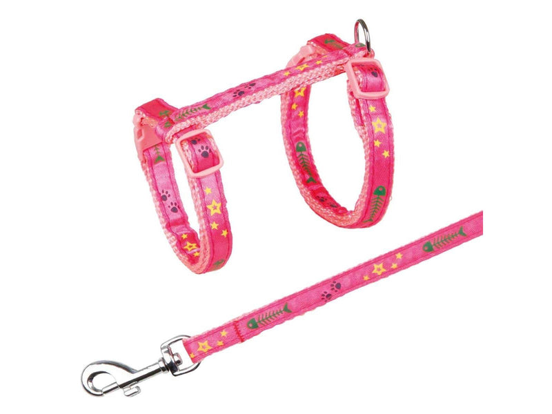 Trixie Harness with Lead assorted colours