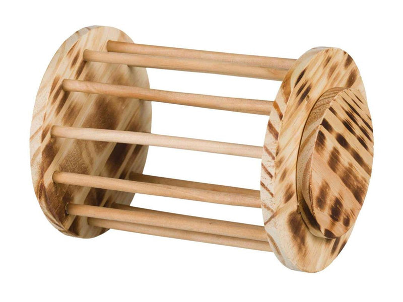 Trixie Hay manger with lid wood/flamed ø 15 × 19 cm