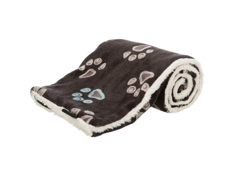 Trixie Jimmy blanket soft plush 100 × 70 cm taupe/beige