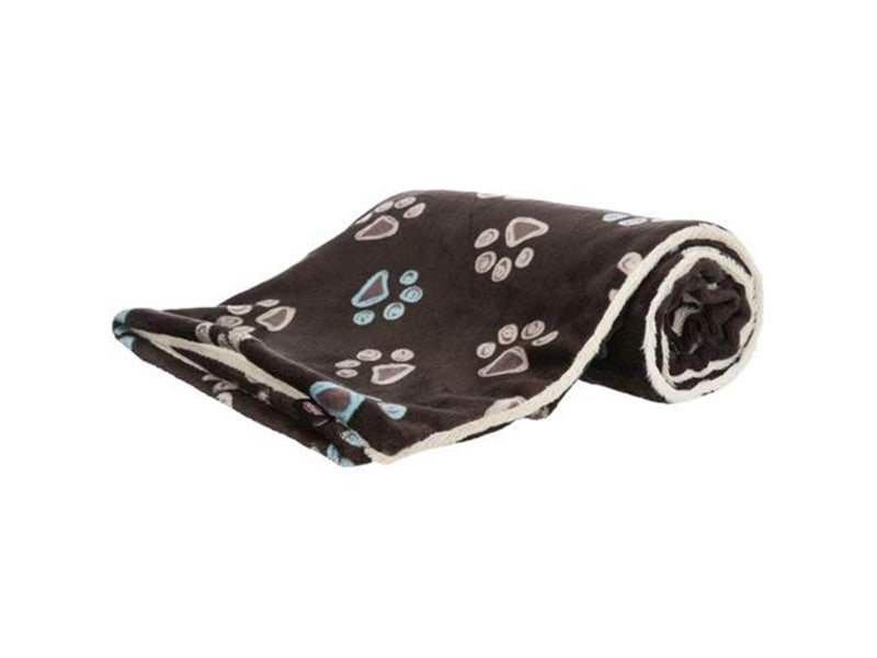 Trixie Jimmy blanket soft plush 150 × 100 cm taupe/beige