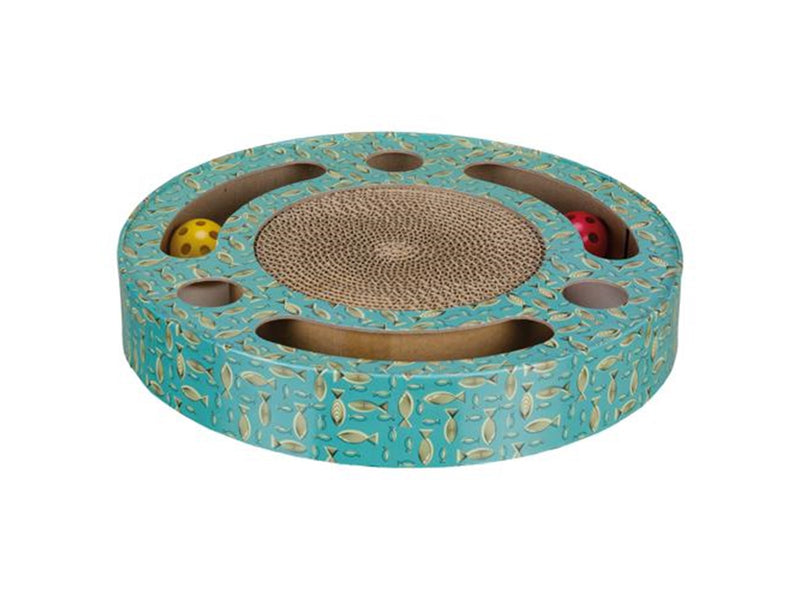 Trixie Kratztrommel ø 33 × 5.5 cm blau