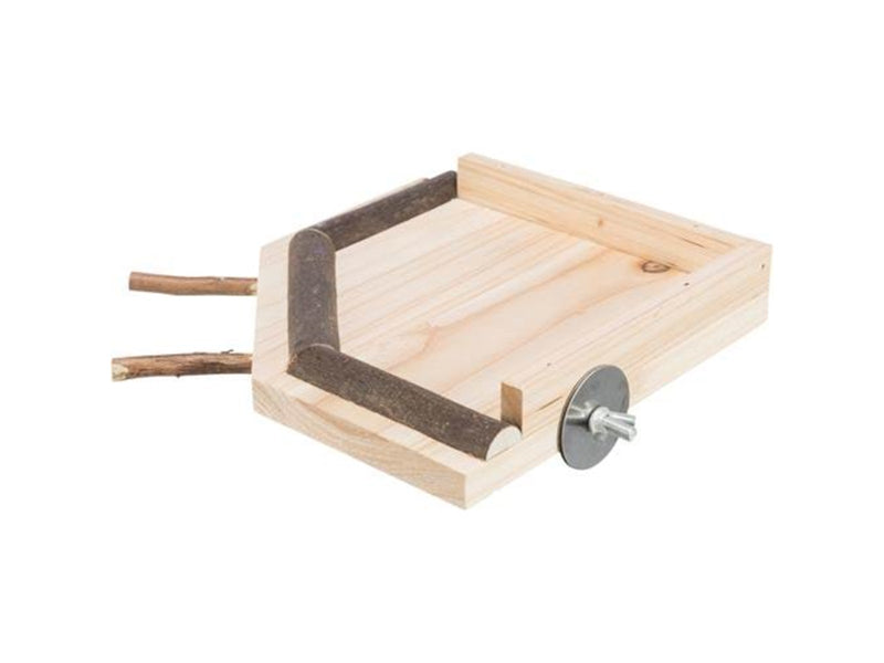 Trixie Landing area with perches wood 19 × 19 cm