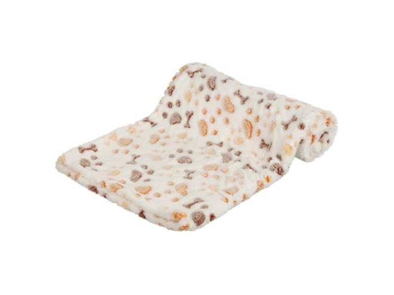 Trixie Lingo blanket soft fleece 75 × 50 cm white/beige