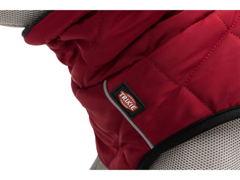 Trixie Minot Dog Coat Red Size M Stomach Circum: 52-76cm Back Length: 50cm