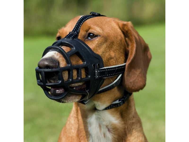 Trixie Muzzle Flex muzzle rubber L black