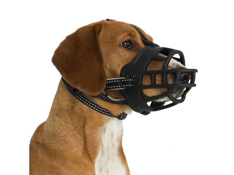 Trixie Muzzle Flex muzzle rubber M black