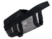 Trixie Muzzle with net insert polyester S–M black