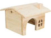 Trixie Natur-Kiefernholzhaus für Kleintiere Mäuse Hamster