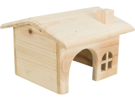 Trixie Natur-Kiefernholzhaus für Kleintiere Mäuse Hamster