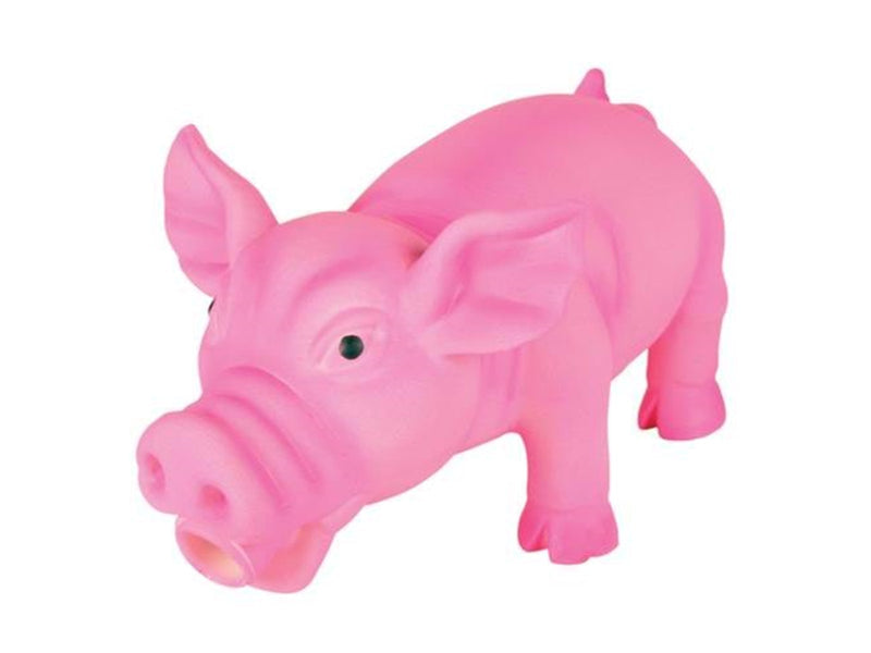 Trixie Pig animal sound latex/polyester fleece 17 cm - Assorted