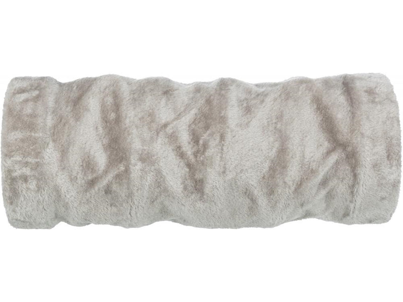 Trixie Playing tunnel plush ø 22 × 60 cm grey