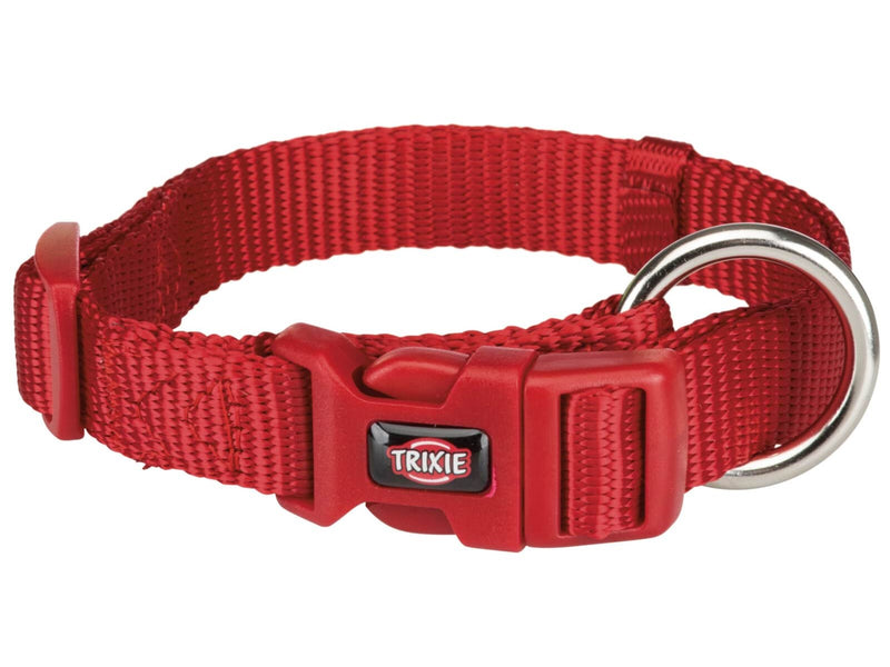 Trixie Premium Collar Red M–L 35-55cm/20mm