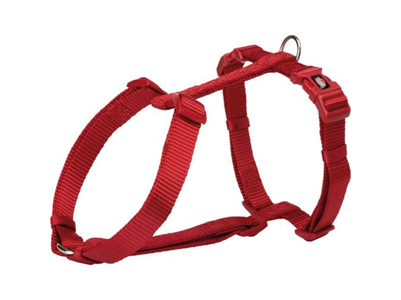 Trixie Premium H-harness L–XL: 75–120 cm/25 mm red