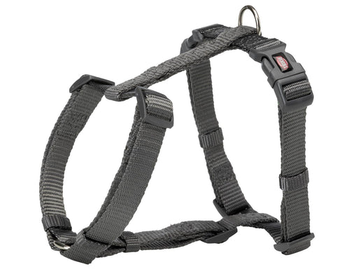Trixie Premium H-harness S–M: 42–60 cm/15 mm graphite