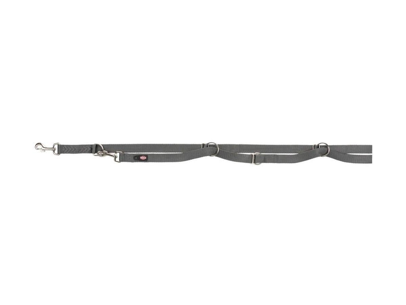 Trixie Premium adjustable lead M–L: 2.00 m/20 mm graphite