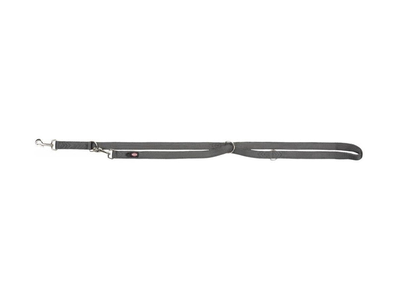 Trixie Premium adjustable leash double-layered XS–S: 2.00 m/15 mm graphite