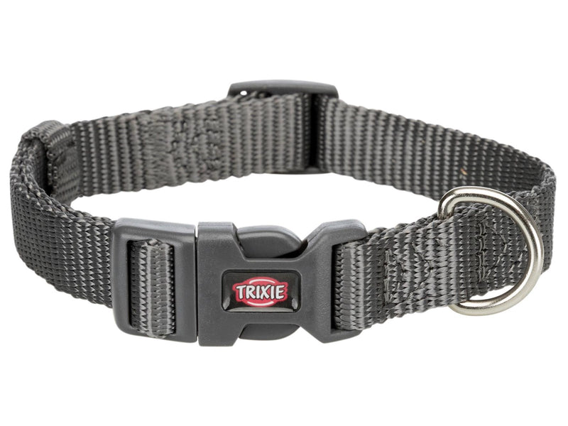 Trixie Premium collar M–L: 35–55 cm/20 mm graphite