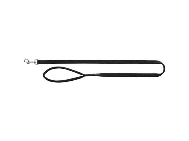 Trixie Premium leash M–L: 1.00 m/20 mm black