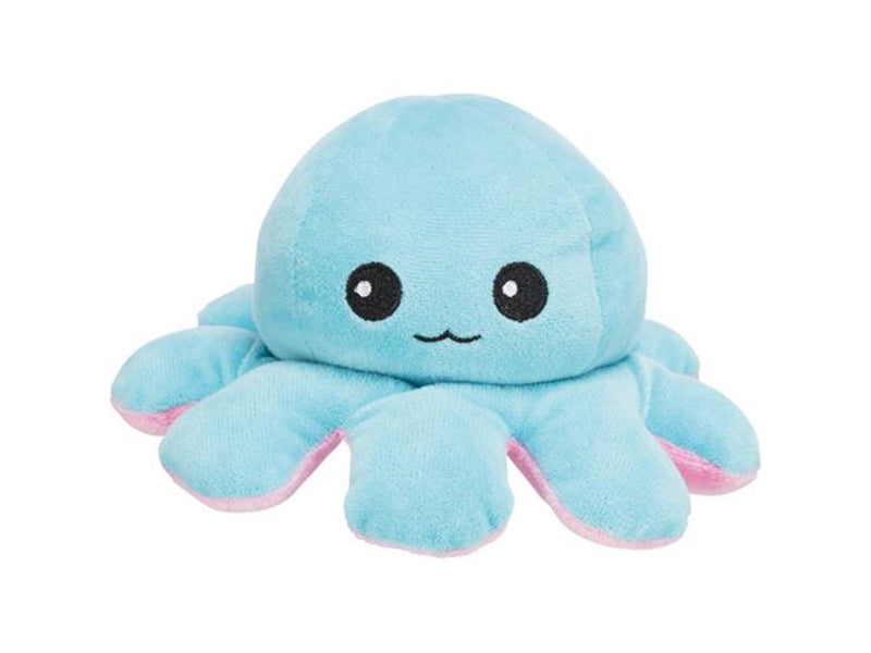 Trixie Reversible octopus plush 19 cm assorted colours