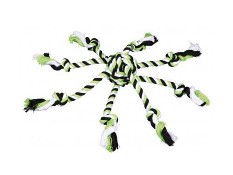 Trixie Rope Toy with Woven-in Ball ø 7 cm assorted colours