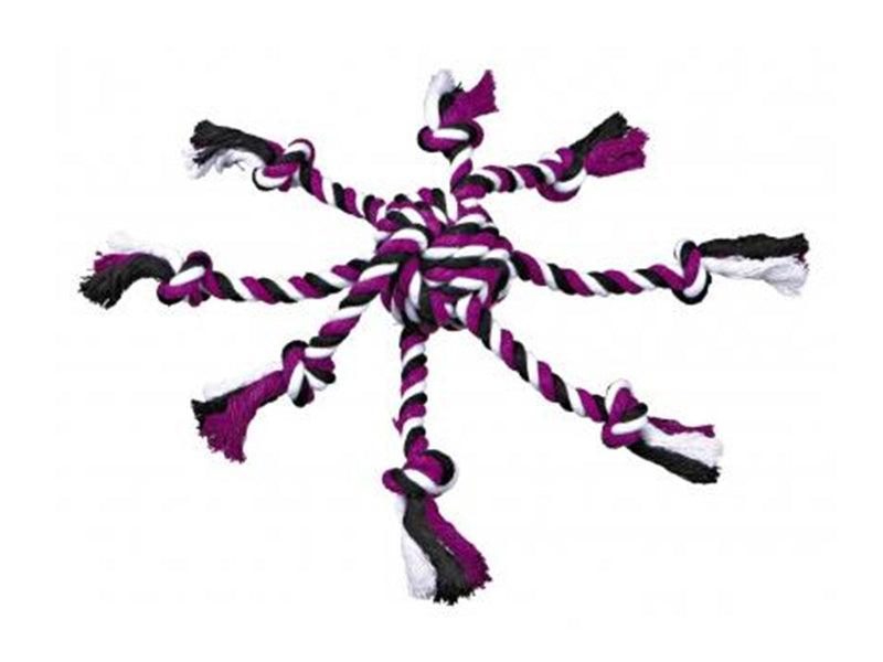 Trixie Rope Toy with Woven-in Ball ø 7 cm assorted colours