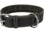 Trixie Rustic fatleather lead Heartbeat M: 38–47 cm/40 mm black
