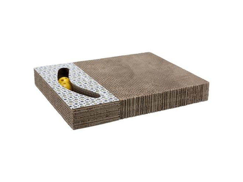 Trixie Scratching Cardboard With Toys White 38 x 30 cm