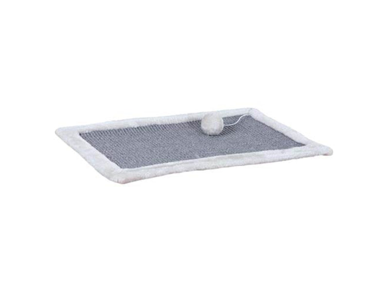 Trixie Scratching mat sisal rug/plush 55 × 35 cm grey/light grey