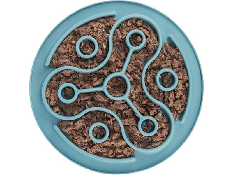 Trixie Slow Feeding Food Mat ø 28 cm blue