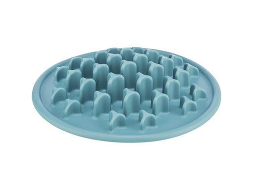 Trixie Slow Feeding Food Mat Pillars ø 35 cm blue