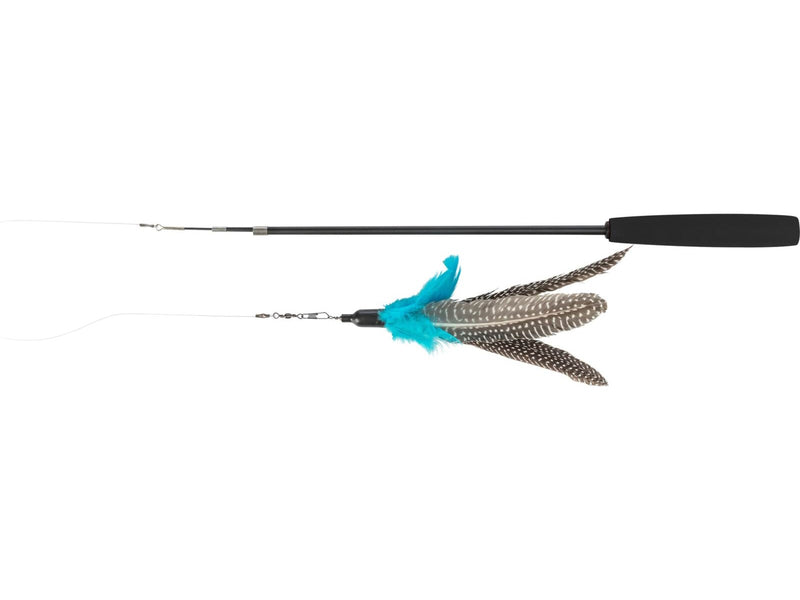 Trixie Spielangel mit 2 austauschbaren Spielzeugen 40-98cm