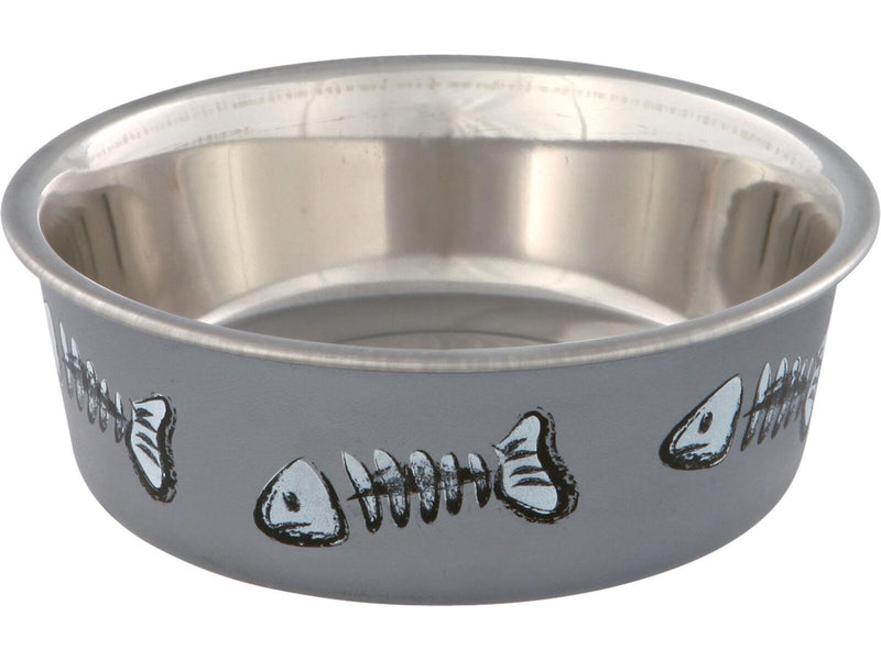 Trixie Stainless Steel Bowl cat 0.3 l/ø 12 cm assorted colours