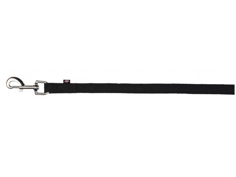 Trixie Tracking lead cotton M–L: 15 m/20 mm black