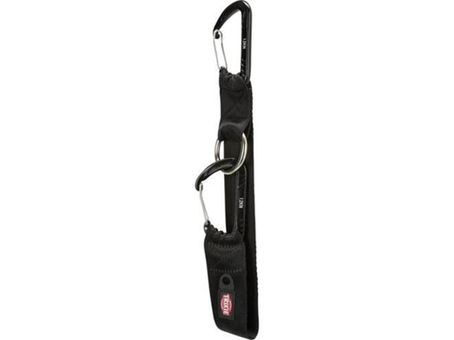 Trixie Universal belt strap mounteneer carabiner 30 cm/38 mm black