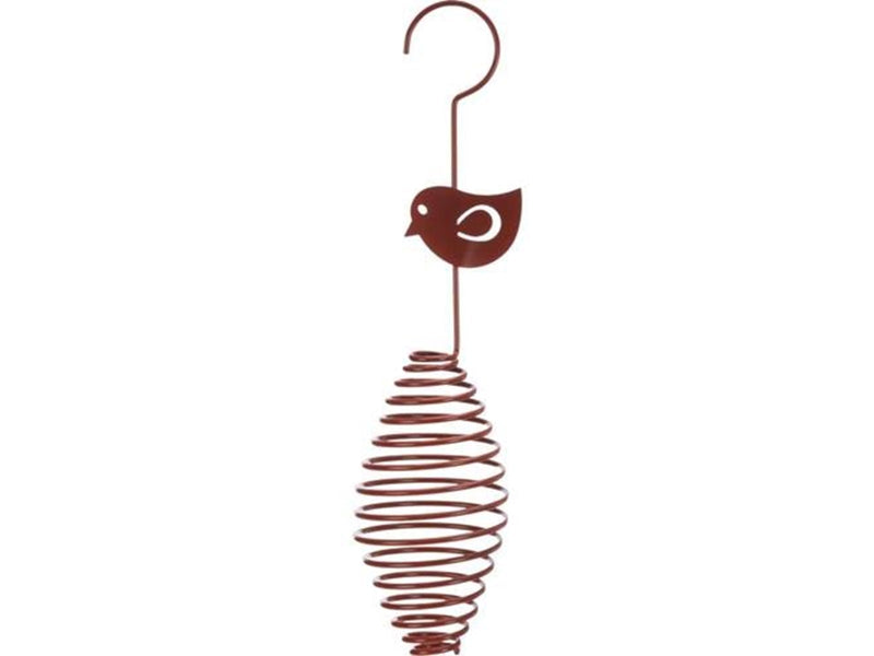 Trixie Vogelfutterspirale, 2 Fettkugeln, Metall, ø 7 × 35 cm - Verschiedene Farben