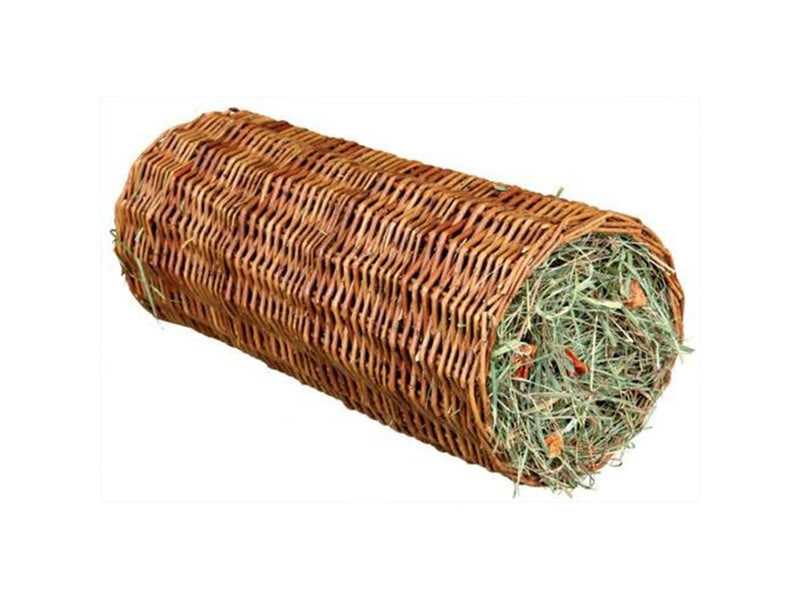 Trixie Wicker tunnel with hay/carrot ø 15 × 33 cm 110 g